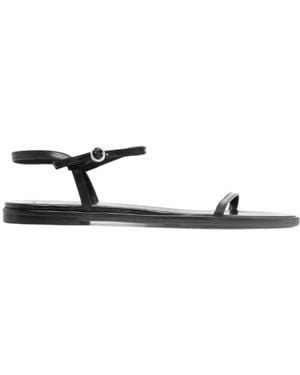 Aeyde Nettie Leather Sandals - White