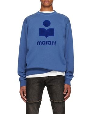 Isabel Marant Logo-Print Sweatshirt - Blue