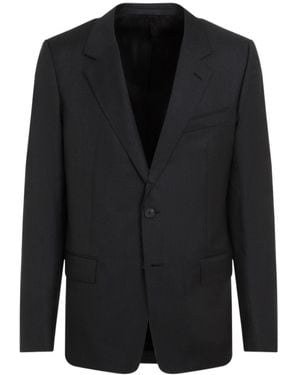 Lanvin Single-Breasted Straight Hem Blazer - Black