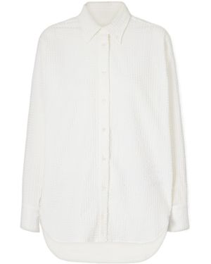 Hunza G Lightweight Sun-Protective Shirt - White