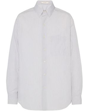 The Row Pace Striped Shirt - White