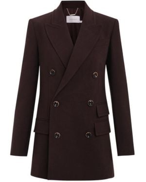 Zimmermann Double Breasted Jacket - Purple