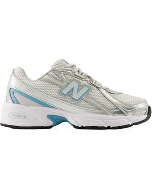 New Balance Breathable Low-Top Shoes - Gray
