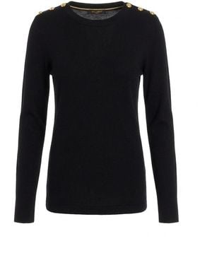 Gucci Rib Stitched Top - Black