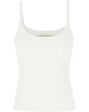 Iceberg Sleeveless Top - White