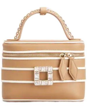 Roger Vivier Micro Vanity Tres Vivier Handbag - Metallic