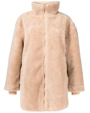 The Upside Woodford Faux Shearling Jacket - Natural