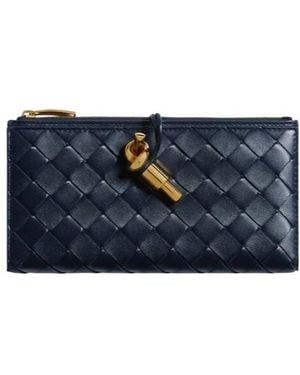 Bottega Veneta Andiamo Long Wallet - Blue