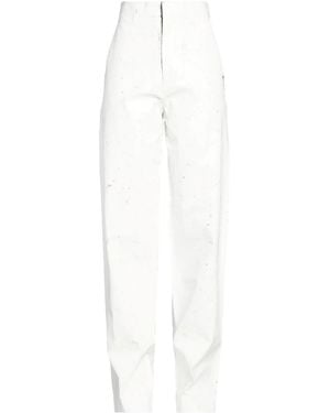MM6 by Maison Margiela Casual Trousers - White
