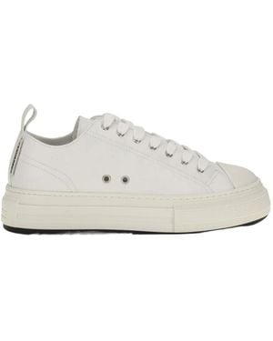 DSquared² Berlin Monogram Low-Top Sneakers - White