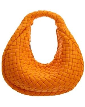 Bottega Veneta Jodie Intrecciato Tote Bag - Orange