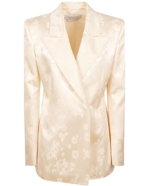 Gabriela Hearst Floral Jacquard Blazer - Natural