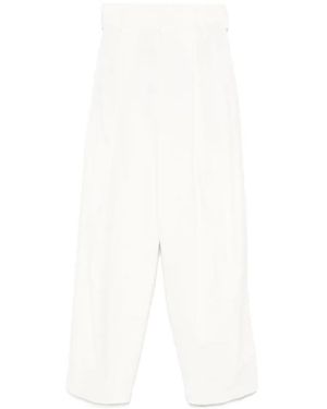 Uma Wang Casual Trousers With Belt Loops - White
