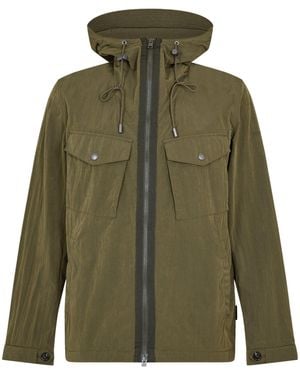Woolrich Zippered Hooded Casual Jacket - Green