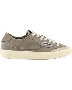 Autry Canvas Low-Top Trainers - Brown