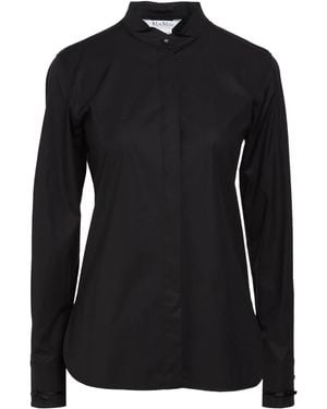 Max Mara Solid Color Shirts - Black