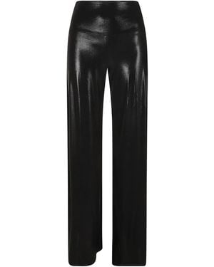 Norma Kamali Straight-Leg Trouser - Black