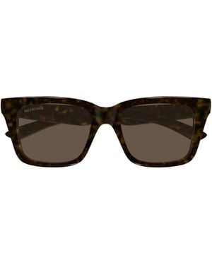 Balenciaga Eyewear Square Frame Sunglasses - Multicolour