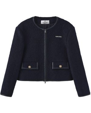 Marissa Chiara Long-Sleeved Casual Jacket - Blue
