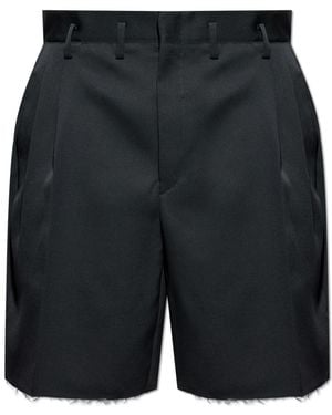 Maison Margiela Pleated Shorts - Black