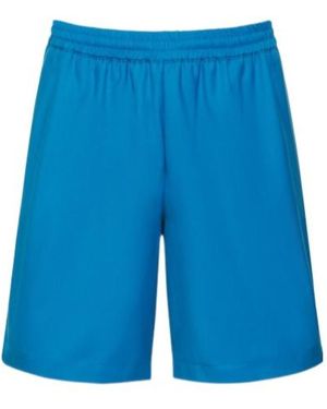 Bonsai Wool Track Shorts - Blue