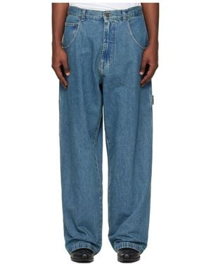 Vetements Hip-Hop Belt Loop Jeans - Blue