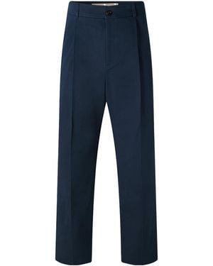 Valentino Wide-Leg Tailored Pants - Blue