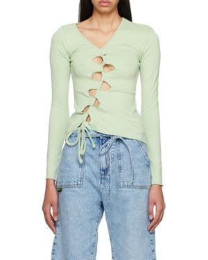 AVAVAV Long-Sleeved T-Shirt - Blue