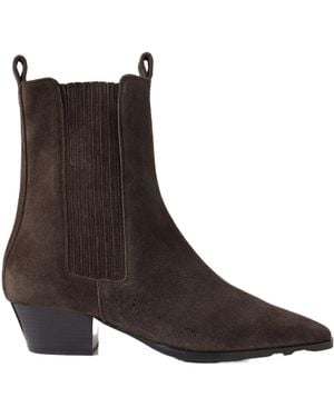 Aeyde Suede Ankle Boots - Brown