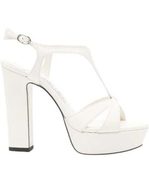 Jimmy Choo Kesia 120 Sandals - White