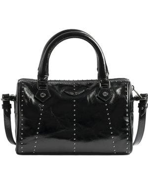 Zadig & Voltaire Sunny Xs Vibe Studed Top Handle Tote Bag - Black