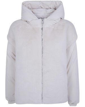 Essentiel Antwerp Faux-Fur Hooded Jacket - Gray
