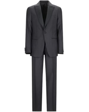 Lardini Virgin Wool Suit - Black