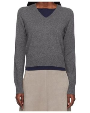 arch4 V-Neck Sweater - Gray