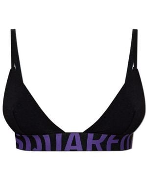 DSquared² Logo Bra - Blue