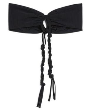 Jil Sander Tangle Bikini Top - Black