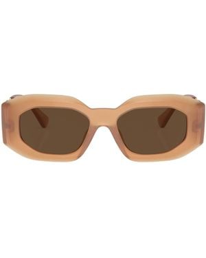Versace Geometric Frame Sunglasses - Green