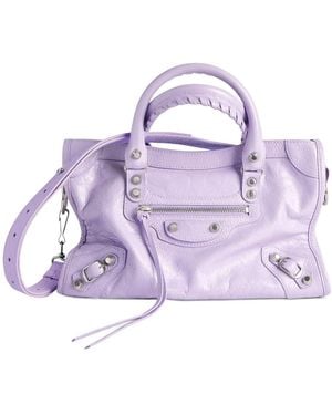 Balenciaga Le City Small Handbag - Purple