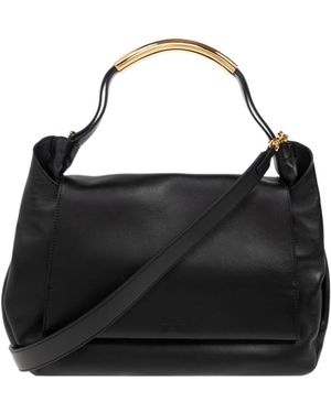 Moschino Handle Me Hobo Bag - Black