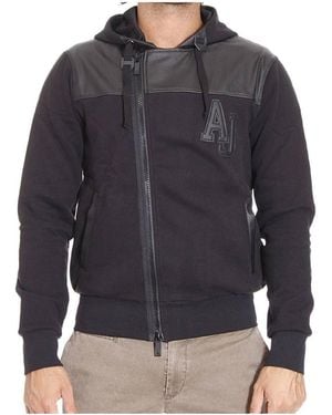 Armani Jeans Hooded Casual Jacket - Blue