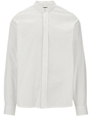 Emporio Armani Long-Sleeved Shirt - White