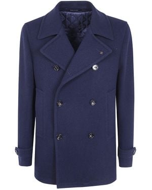 Tagliatore Double-Breasted Casual Jacket - Blue