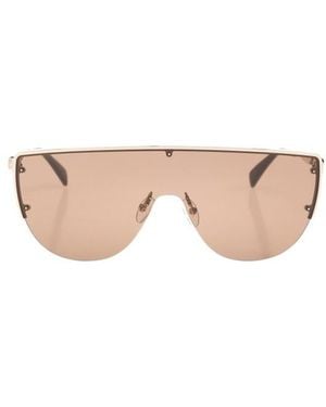 McQueen Eyewear Skull Detailed Sunglasses - Pink