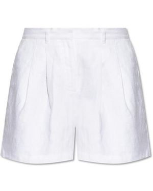 Posse Pleated Shorts - White