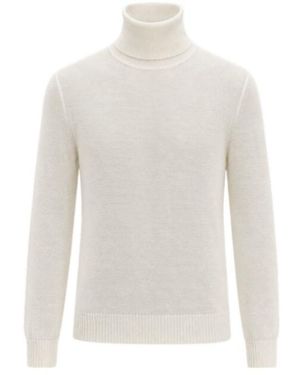 Roberto Collina Long-Sleeve Knit Top - White