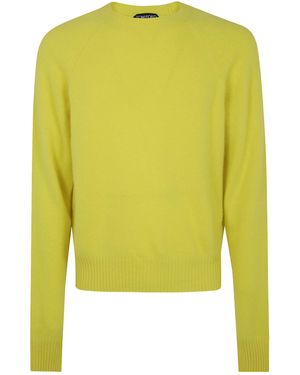 Tom Ford Raglan-Sleeve Cashmere Sweater - Yellow