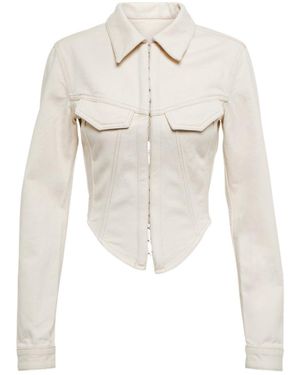 Dion Lee Denim Jacket - White