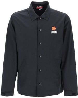 KENZO Boke Flower Coach Jacket - Blue