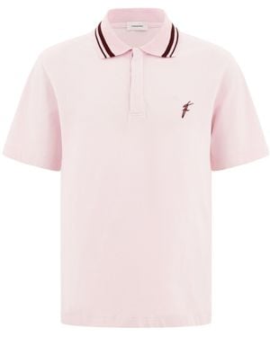 Ferragamo Organic Cotton Polo Shirt - Pink