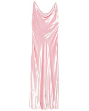 Alberta Ferretti Suspender Dress - Pink